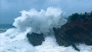 Massive Wave Explosion's! Mother Nature Showing Off! @ Shore Acres, Oregon 12/27/22