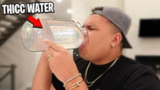 Who Can Drink the Most THICK WATER Challenge (bad idea)