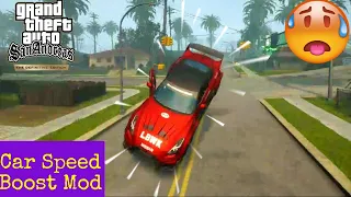Car Speed Boost MOD (0-100 in 1 sec) - GTA San Andreas Definitive Edition Remastered