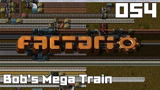 Let's Play Factorio Bob's Mega Train Part 54