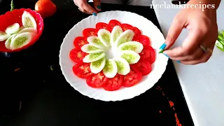 Beautiful salad decorations ideas for Dinner by neelam ki recipes/305