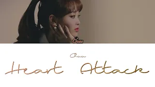 Chuu (LOONA/이달의 소녀) – Heart Attack Han/Rom/Eng Color Coded Lyrics