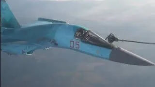 Russian Airforce Aerial Refuelling - Amazing Footage