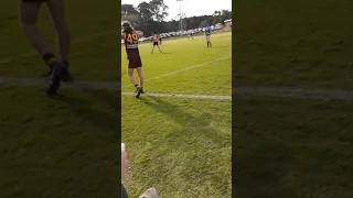 Most dramatic finish in local footy.