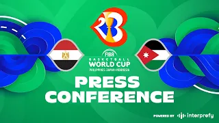 Egypt v Jordan - Press Conference | FIBA Basketball World Cup 2023