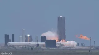 4K Slo-Mo Starship SN4 Static Fire May 19