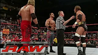 Triple H vs Chris Benoit vs Edge World Heavyweight Championship Match RAW Nov 29,2004