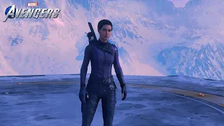 Marvel's Avengers PS4 - MCU Hawkeye Kate Bishop Suit Combat Gameplay