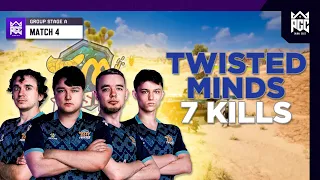 PUBG PGC 2022 • Group Stage - TWISTED MINDS 7 KILLS