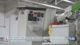 Utility companies preparing for potential severe weather