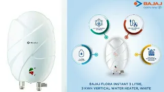 Bajaj Flora Instant 3 Litre Vertical Water Heater unboxing & full review Geyser instant water heater