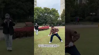 练习蛇枪法 快 狠 准 #马保国 #接化发 #武术 #高手 #中国功夫 #kungfu #funny #搞笑