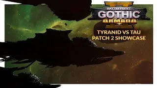 BATTLEFLEET GOTHIC ARMADA 2 (Patch 2) | Tyranid vs Tau Protector Fleet (Ranked 1v1)