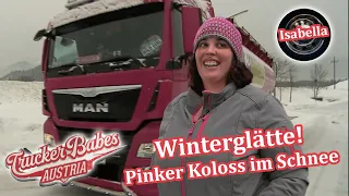 Winterglätte! Pinker Koloss im Schnee ❄️ | Trucker Babes Austria | ATV