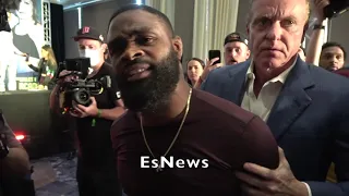 Team Paul Vs Team Woodley Got Into Heated Altercation Over Disrespecting Tyron Mom EsNews Boxing