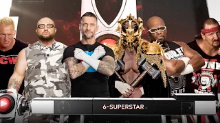 CM Punk vs Triple H vs Bubba Ray Dudley vs D-Von Dudley vs The SandMan vs Terry Funk | wwe2k24