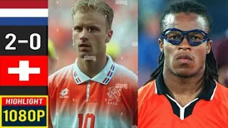 Netherlands 2 x 0 Switzerland (Bergkamp, Kluivert) ● UEFA Euro 1996 Extended Goals & Highlights