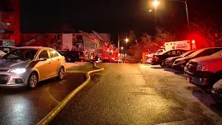 People forced to jump from balconies to escape Mt. Airy fire