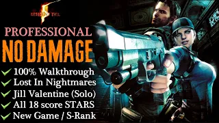 【RE5:LIN】NO DAMAGE/Professional - 100% Walkthrough (Jill Valentine)