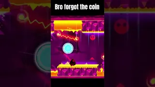 oops i forgot the coin #geometrydash #funny #gdmemes