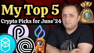 🚨 My TOP 5 ALTCOIN PICKS for JUNE 2024 - 10x to 50x RETURN for Crypto Investors 🤑| Cryptocurrency 🪙