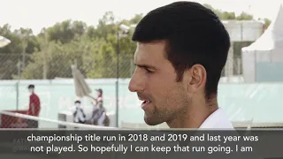 Novak Djokovic : "Winning Wimbledon is like climbing Everest."