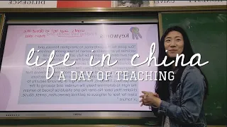 LIFE IN CHINA | A day of teaching English in China