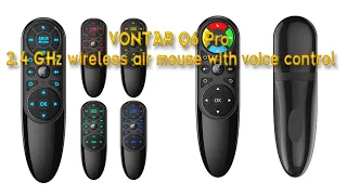 VONTAR Q6 Pro 2.4 GHz wireless air mouse with voice control