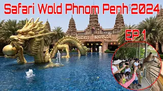 EP1 Attraction Places In Phnom Penh Safari Zoo Tour Phnom Penh Capital Zoo Safari Animal Shows 2024