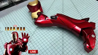 Build the Mark III Iron Man Armour LIVE - Stages 39-42 - More Leg Sections