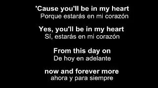♥ You'll Be In My Heart ♥ ~ Estarás En Mi Corazón - Phil Collins ~ Subtitulada inglés/español
