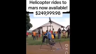 Helicopter ride to Mars  🚁