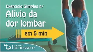 Exercício simples para alivio da dor lombar | Dr. Rodrigo Lopes