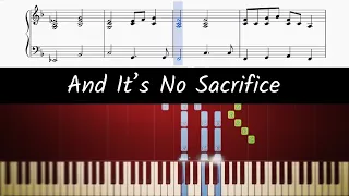 Ed Sheeran / James Blunt "Sacrifice" (Elton John) - Piano Tutorial