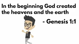 God Created Everything - Genesis 1:1