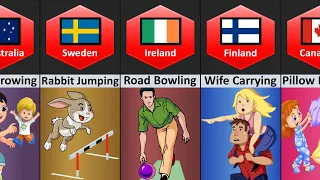 Weird Sports From Different Countries