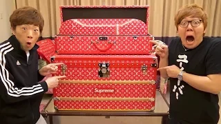 14 Million Yen Louis Vuitton × Supreme Trunk & Skateboard Unboxing!