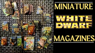 Miniature magazines for Tabletop terrain, dollhouses or dioramas