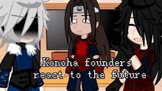 Konoha Founders react to the future...•Naruto• [🇪🇸&🇺🇸](Gacha Club) [✨BONUS: HashiMada✨] Hanaewashere