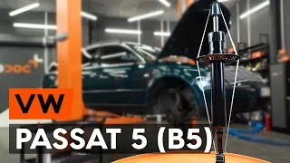 How to change a front shock strut on VW PASSAT 5 (B5) [TUTORIAL AUTODOC]