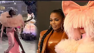 Janet Jackson Attends The Siriano Fashion Show With Special Performance From Sia | NYFW 2023