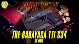 John Wick GLOCK 34 COMBAT MASTER - AIRSOFT ASMR BUILD