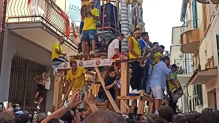 BRUSCIANO FESTA DEI GIGLI 2023 - San Giovanni a Cimminera dalla Salita