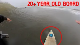 I Surfed A 20 Year Old Board At Firing Lido Beach, NY