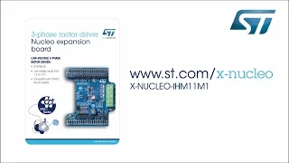 Getting started with Low-voltage 3-phase brushless DC motor driver expansion board (STM32 ODE)