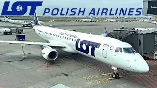 LOT Polish Airline EMBRAER 195 (ECONOMY) | Zurich - Warsaw