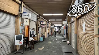 360 VR Video / Take a walk under The Overpass and in The Shopping Street in Koenji（高円寺）