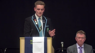 Williamwood High School Head Boy Speech 2017