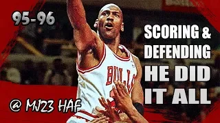 Michael Jordan Highlights vs Heat (1996.04.04) - 40pts, Scoring&Defense, HE DID IT ALL!