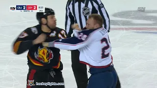 Mathieu Olivier vs Milan Lucic Jan 23, 2023